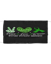 MYOTONIC DYSTROPHY AWARENESS Cloth face mask front