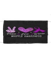 WHIPPLE AWARENESS Cloth face mask front