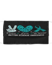 BATTEN DISEASE AWARENESS Cloth face mask front