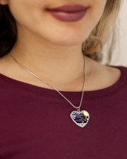 I'll You In My Heart Until I Hold You In Heaven Metallic Heart Necklace aos-necklace-heart-metallic-lifestyle-1