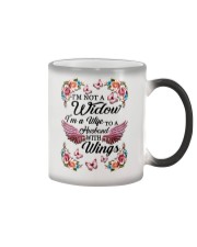 I'm Not A Widow I'm Wife To A Husband With Wings Color Changing Mug thumbnail