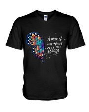 Butterfly V-Neck T-Shirt thumbnail