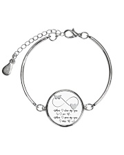Butterfly Metallic Circle Bracelet thumbnail