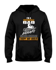 I Am A Snowmobile Dad Hooded Sweatshirt thumbnail