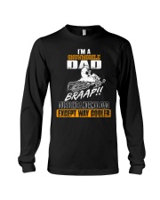 I Am A Snowmobile Dad Long Sleeve Tee thumbnail