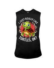 I LIKE TURTLES Sleeveless Tee thumbnail