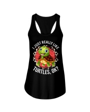 I LIKE TURTLES Ladies Flowy Tank thumbnail