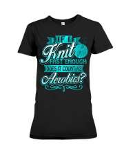 Funny Knitting Shirt Premium Fit Ladies Tee thumbnail