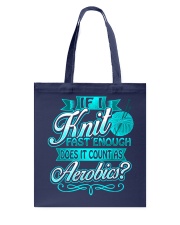 Funny Knitting Shirt Tote Bag thumbnail