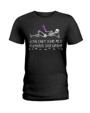 Pancreatic Cancer Survivor Halloween Ladies T-Shirt thumbnail