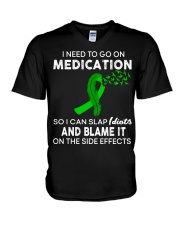 Kidney Disease Funny V-Neck T-Shirt thumbnail