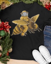 BEEKEEPER RIDING A BEE Classic T-Shirt apparel-classic-tshirt-lifestyle-front-82