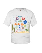 Aquarium fishes betta gourami Youth T-Shirt thumbnail