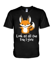 Funny Fox V-Neck T-Shirt thumbnail