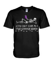 Autoimmune disease Halloween V-Neck T-Shirt thumbnail