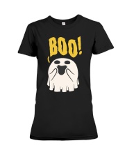Funny BOO ghost Premium Fit Ladies Tee thumbnail
