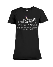 Bladder Cancer Survivor Halloween Premium Fit Ladies Tee thumbnail