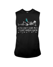 Ovarian Cancer Halloween Sleeveless Tee thumbnail