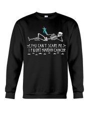 Ovarian Cancer Halloween Crewneck Sweatshirt thumbnail