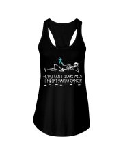 Ovarian Cancer Halloween Ladies Flowy Tank thumbnail