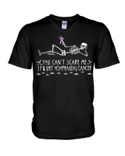 Oesophageal cancer Halloween V-Neck T-Shirt thumbnail