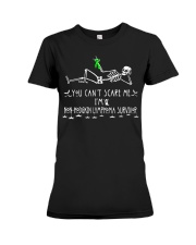 Non-Hodgkin lymphoma Survivor Halloween Premium Fit Ladies Tee thumbnail