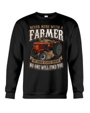 Never Mess With A Farmer Crewneck Sweatshirt thumbnail