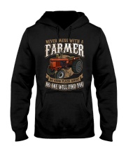Never Mess With A Farmer Hooded Sweatshirt thumbnail