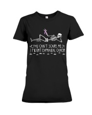 Esophageal Cancer Halloween Premium Fit Ladies Tee thumbnail