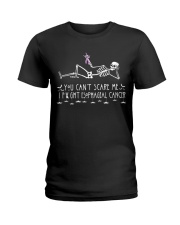 Esophageal Cancer Halloween Ladies T-Shirt thumbnail