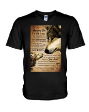 MOM TO SON V-Neck T-Shirt thumbnail