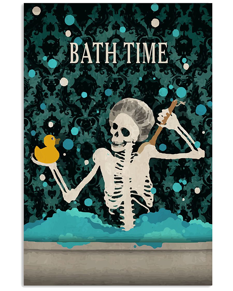 Bathroom-skulls 11x17 Poster