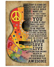 Guitar Today is a good day 11x17 Poster front