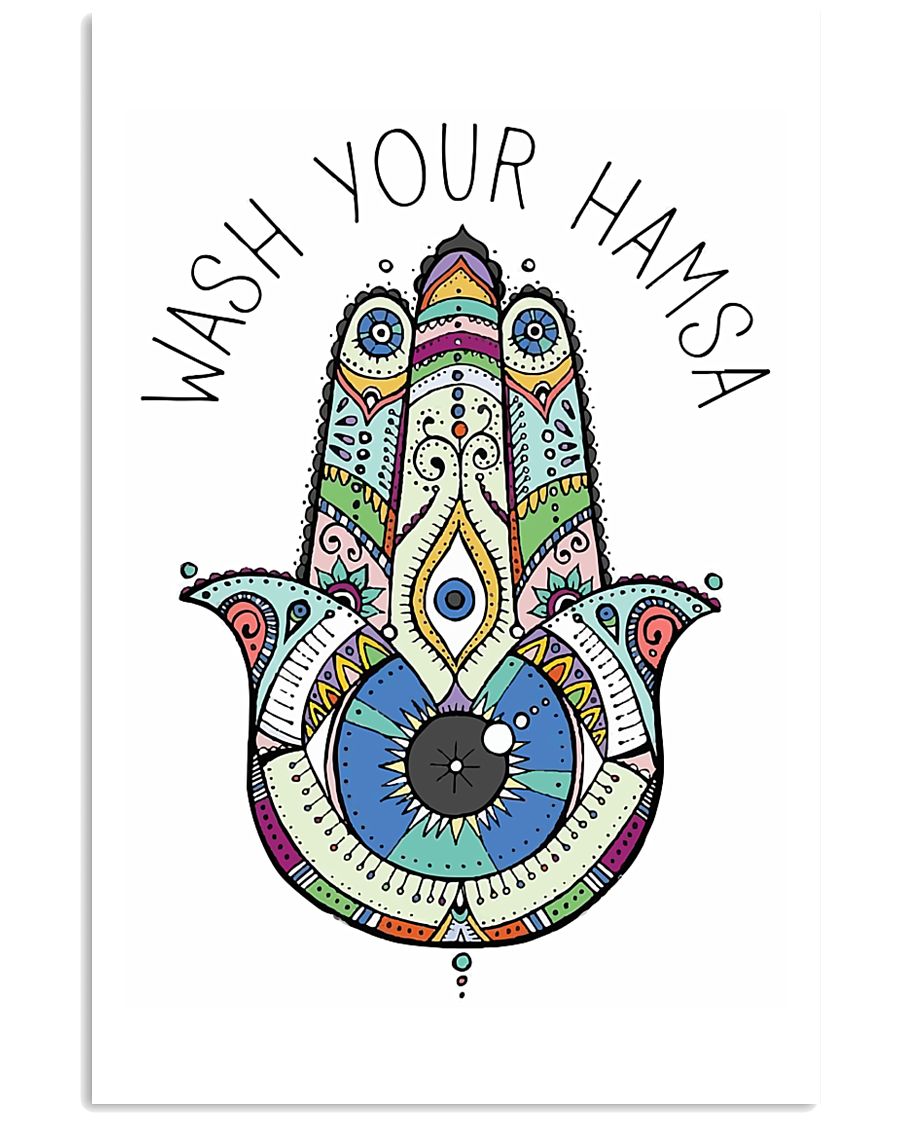 wash your hamsa 11x17 Poster