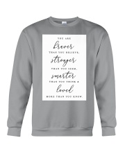 Family Quote Crewneck Sweatshirt thumbnail