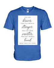 Family Quote V-Neck T-Shirt thumbnail