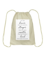 Family Quote Drawstring Bag thumbnail