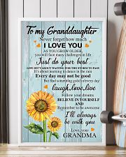 To my Granddaughter 11x17 Poster lifestyle-poster-4