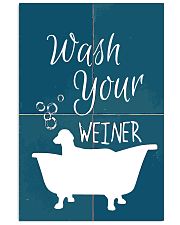 Wash your 11x17 Poster front