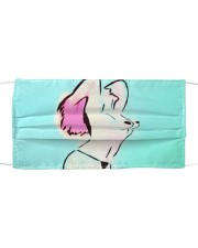 Beautiful woman at the beach art Cloth face mask thumbnail