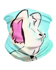Beautiful woman at the beach art Neck Gaiter thumbnail