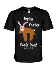 happy-easter-fool-2018-1 V-Neck T-Shirt thumbnail