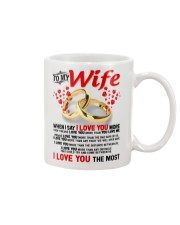 TO MY WIFE - I LOVE YOU THE MOST Mug thumbnail