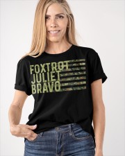 Foxtrot Juliet Bravo Classic T-Shirt apparel-classic-tshirt-lifestyle-front-100