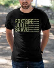 Foxtrot Juliet Bravo Classic T-Shirt apparel-classic-tshirt-lifestyle-front-50