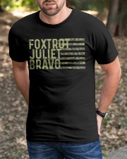 Foxtrot Juliet Bravo Classic T-Shirt apparel-classic-tshirt-lifestyle-front-52