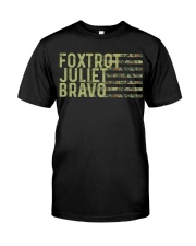 Foxtrot Juliet Bravo Classic T-Shirt front