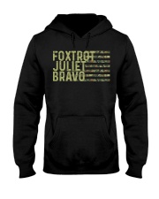 Foxtrot Juliet Bravo Hooded Sweatshirt tile