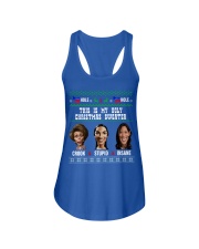 This is my Ugly Christmas sweater Ladies Flowy Tank tile