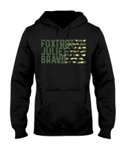 Foxtrot Juliet Bravo Hooded Sweatshirt tile